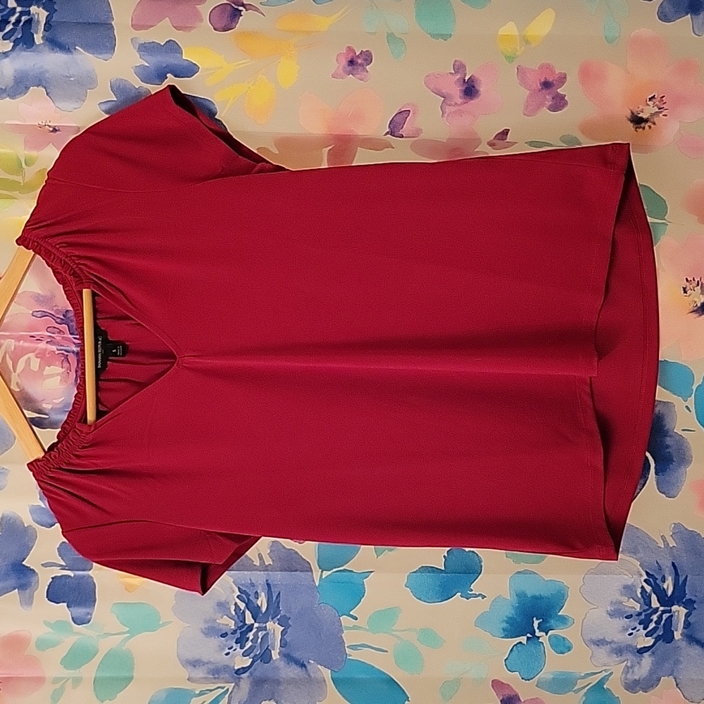 Banana Republic Slouchy Red Blouse - Small